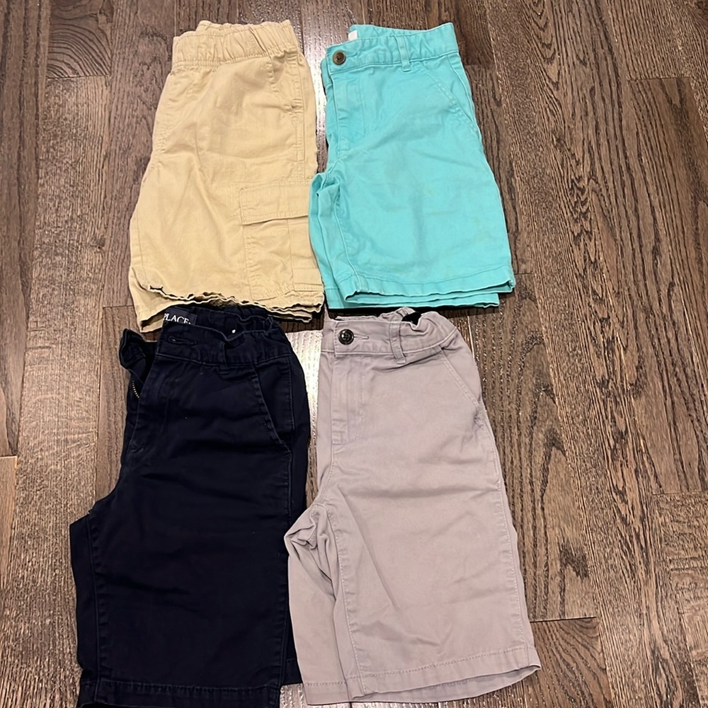4 pair of boys shorts. Size 8